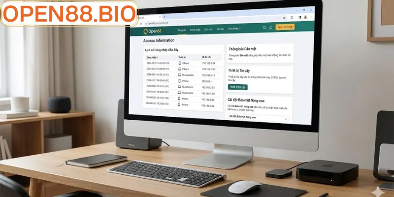 Đăng Nhập Open88 An Toàn Và Không Bị Chặn 2026 Giao diện trang chủ thực hiện đăng nhập Open88 an toàn