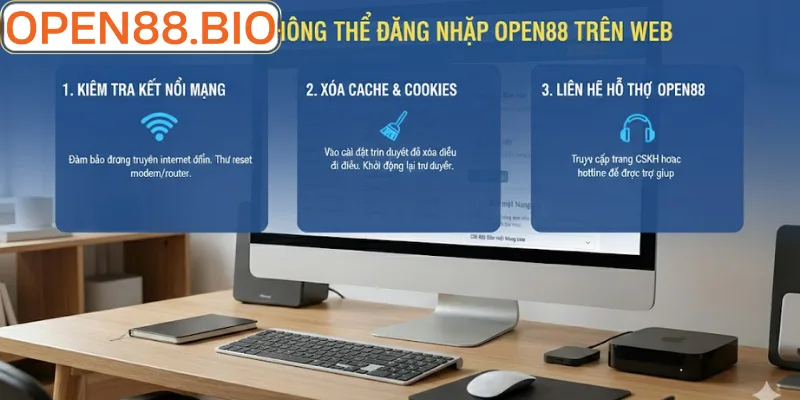 Đăng Nhập Open88 An Toàn Và Không Bị Chặn 2026 Cách xử lý lỗi khi không thể đăng nhập Open88 trên web