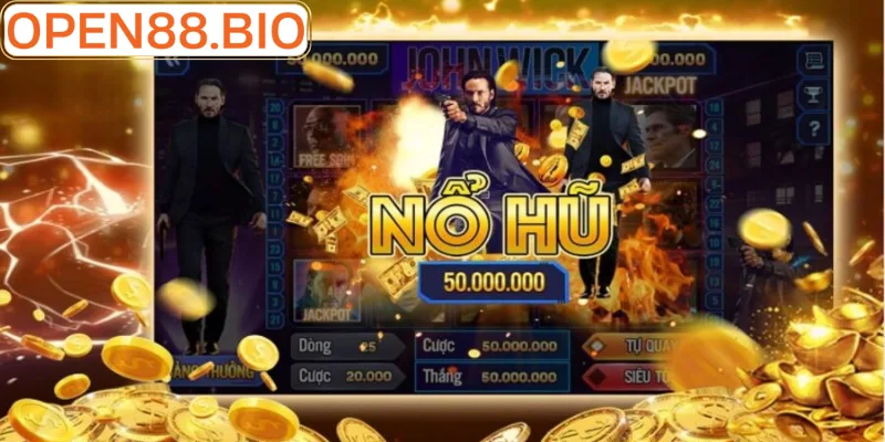 Bí Kíp Chinh Phục Nổ Hũ Open88: Cơ Hội Săn Jackpot Khủng Giao diện sảnh cược nổ hũ Open88 sắc nét và sống động