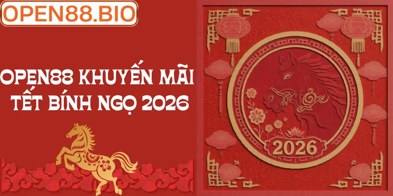 Banner sự kiện khuyến mãi Tết Bính Ngọ 2026 cực hấp dẫn