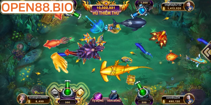 Mẹo săn cá Boss nhận thưởng lớn tại Open88